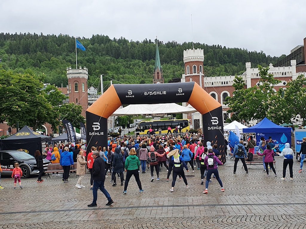 Startområdet på torget, 1. juni 2022