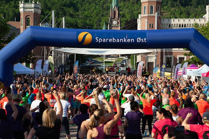 Armene i været før start på Bragernes torg, 2018
